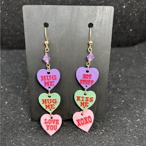 Conversation Heart
Dangle Earrings